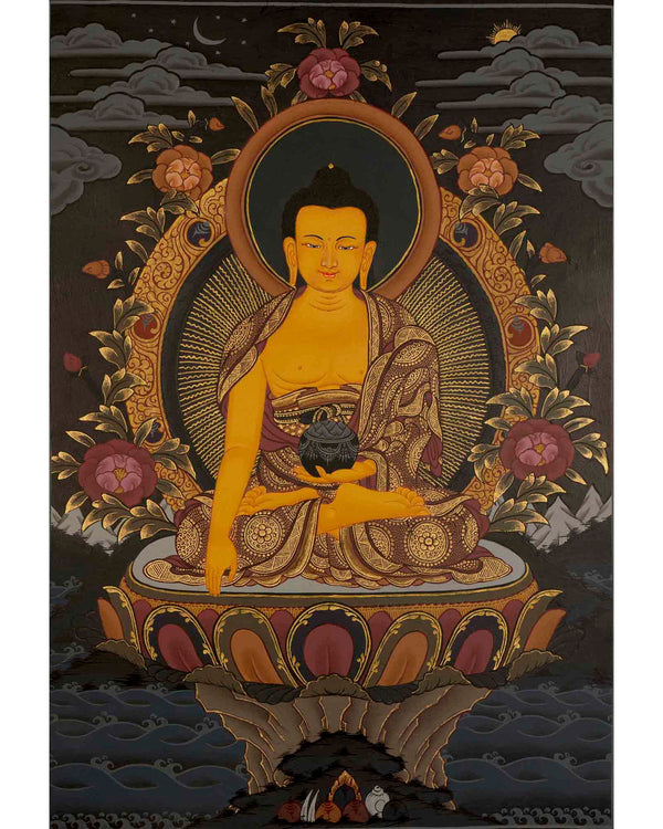 Buddha Shakyamuni Thangka | Wall Hanging Decoration