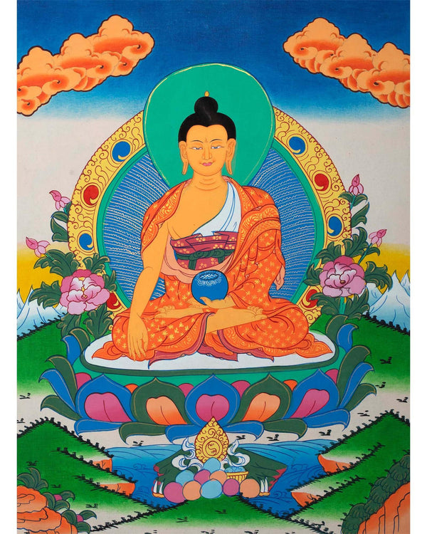 Buddha Shakyamuni Thanka | Gift For him