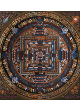 Buddhist Kalachakra Mandala  |  Spiritual Art