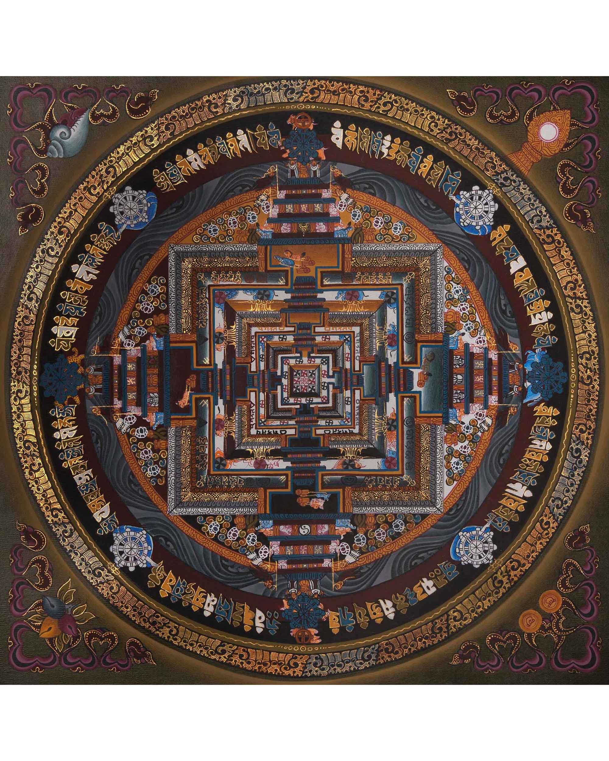 Buddhist Kalachakra Mandala  |  Spiritual Art