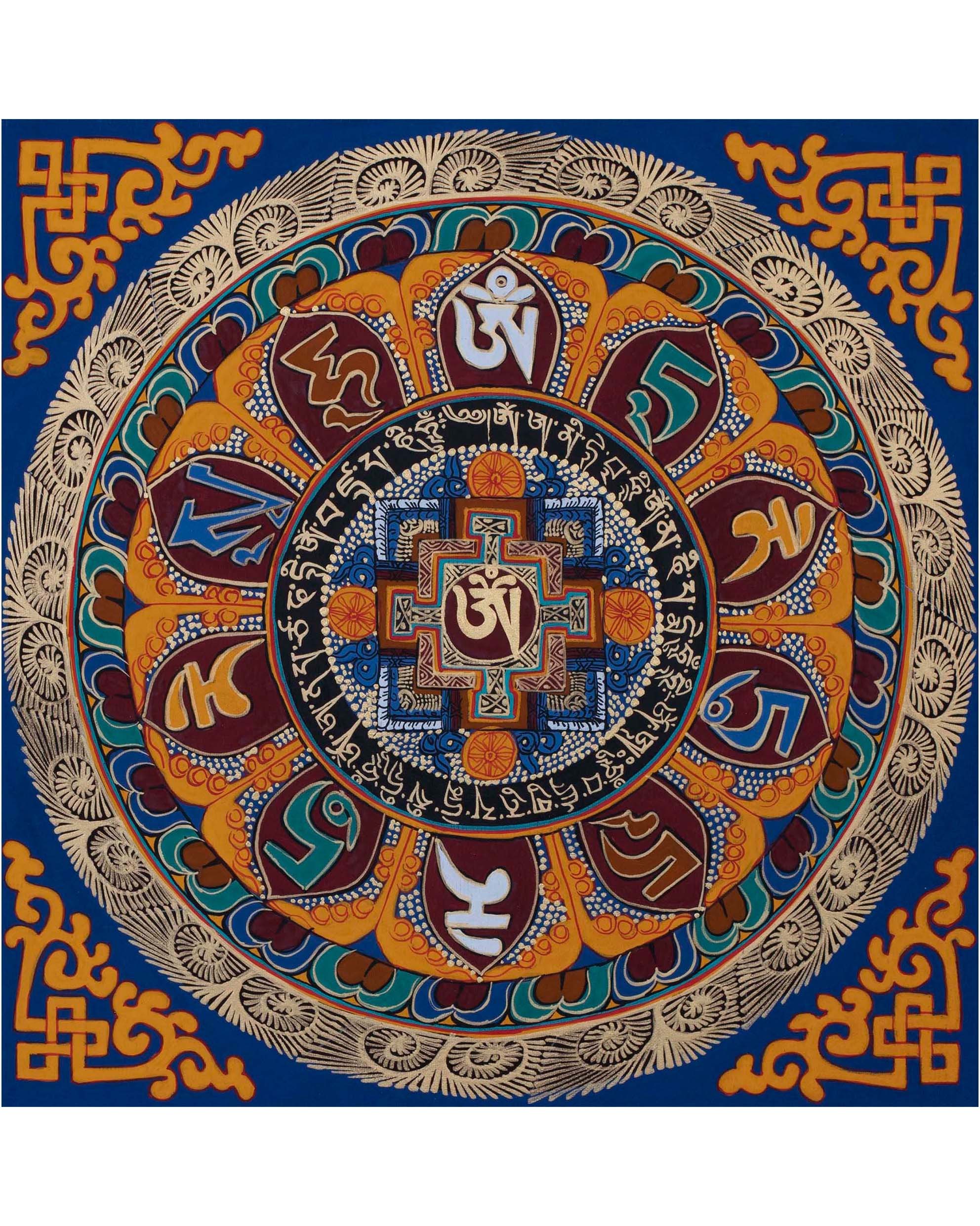 Buddhist Mandala Thangka | Wall hanging Decoration