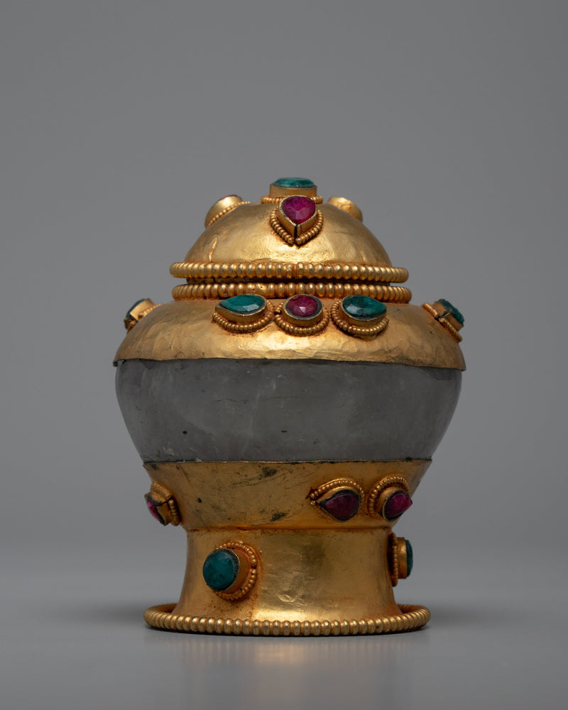 Buddhist Offering Bowl | Crystal Bowl | Ritual Artifact