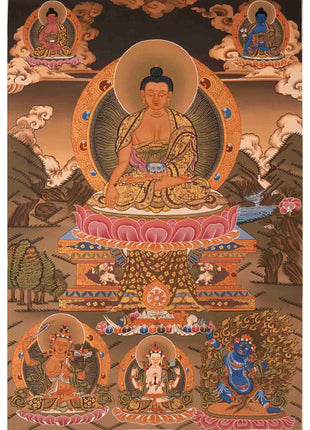 Buddhist Shakyamuni Buddha | Religious Buddhist Paint