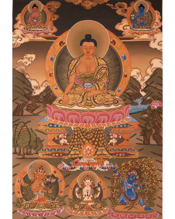 Buddhist Shakyamuni Buddha | Religious Buddhist Paint