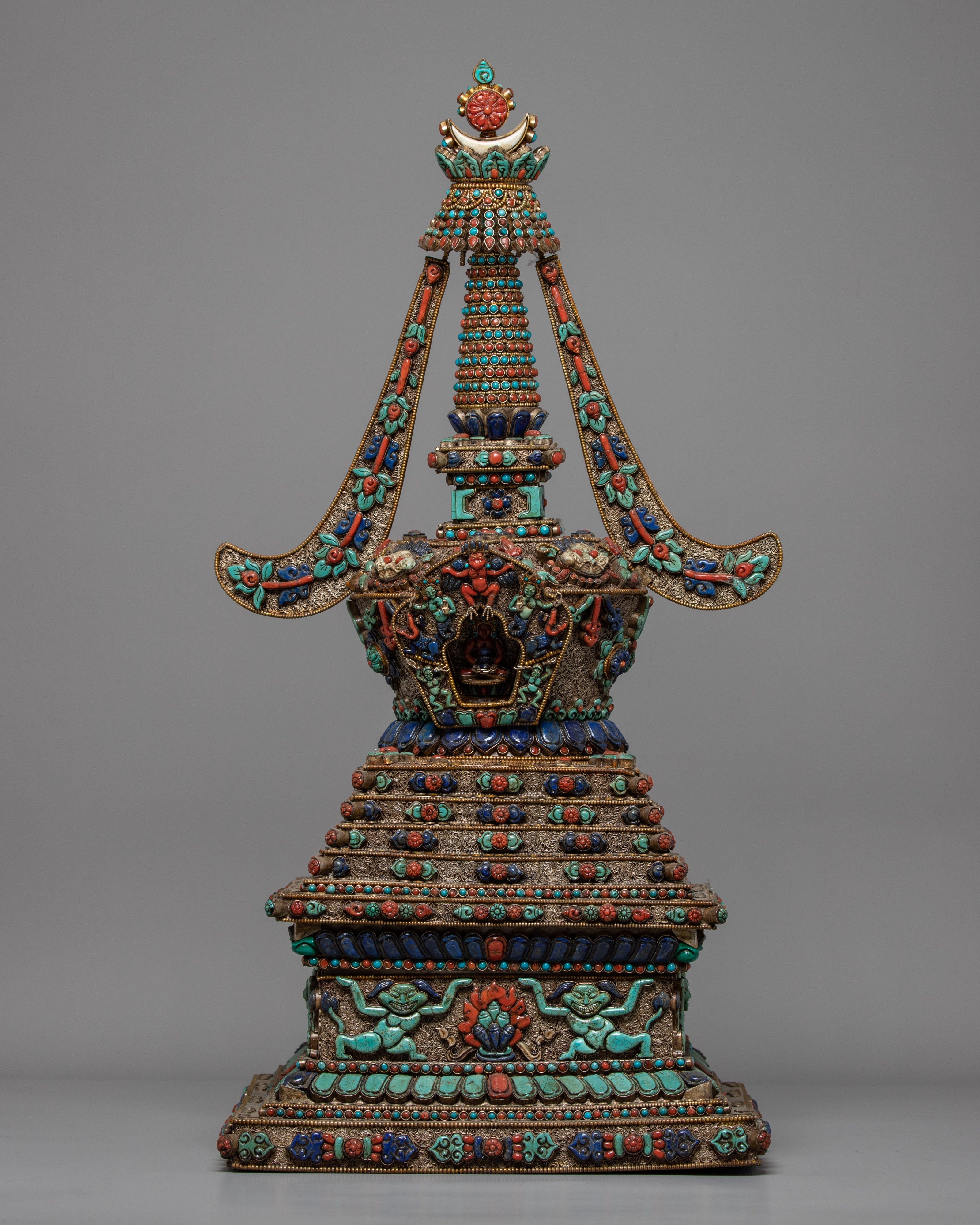 Buddha Ritual Object Buddhist Stupa | Art And Crafts | Ritual Object
