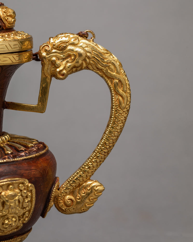 Gold Plated Bhumba Set | Buddhist Ritual Items
