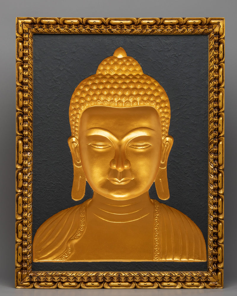 Wooden Buddha Head