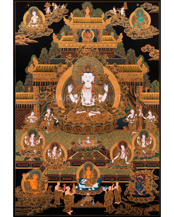 Bodhisattva Avalokiteshvara Chenrezig Pureland