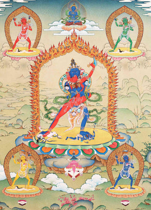 Chakrasamvara Vajravarahi Thangka Print