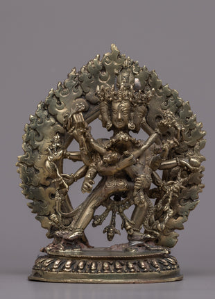 Heruka Chakrasamvara Consort Statue | Fine Sculpture Art