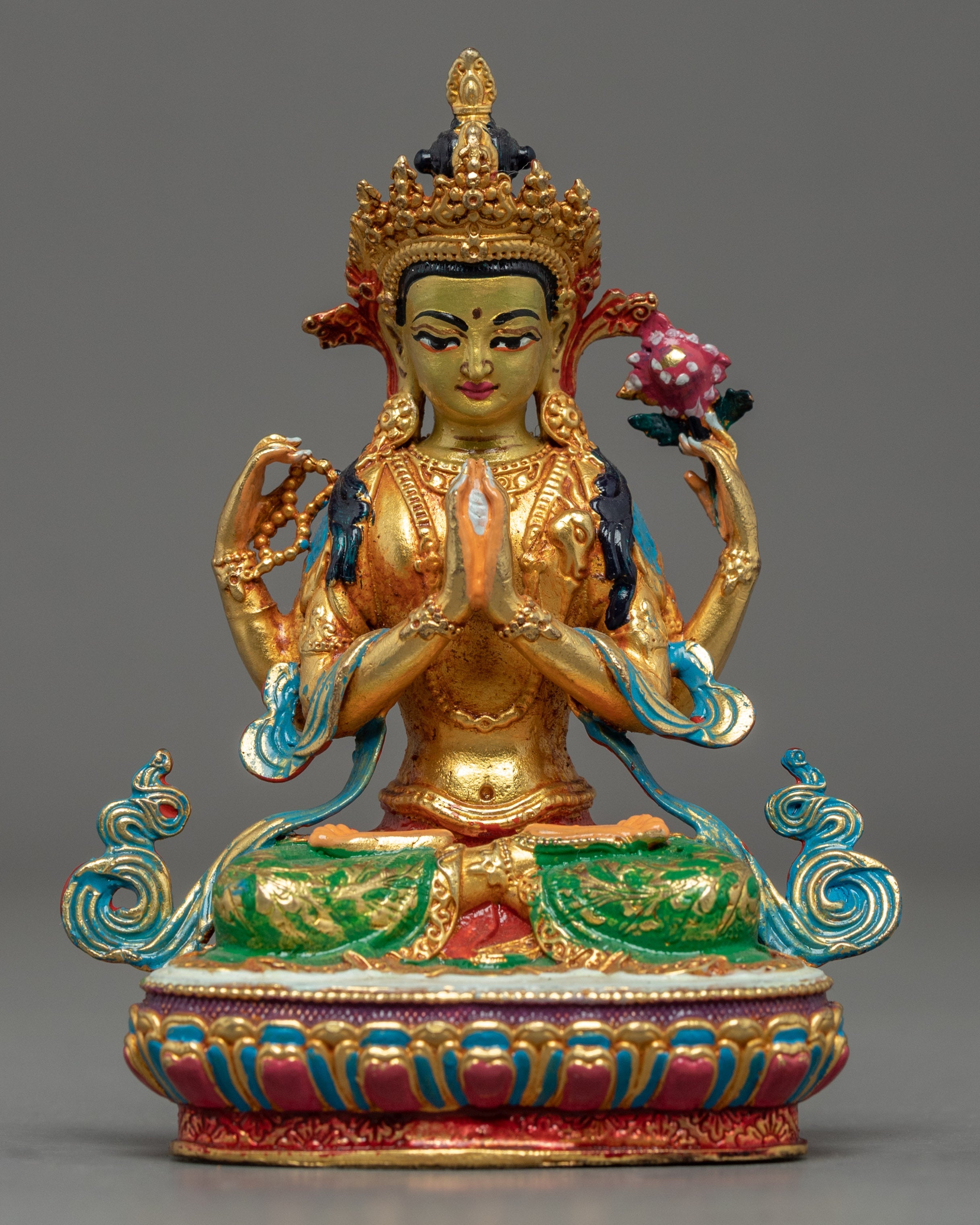 Chenresig Statue | Authentic Buddhist Statue | Indoor Statue Decors