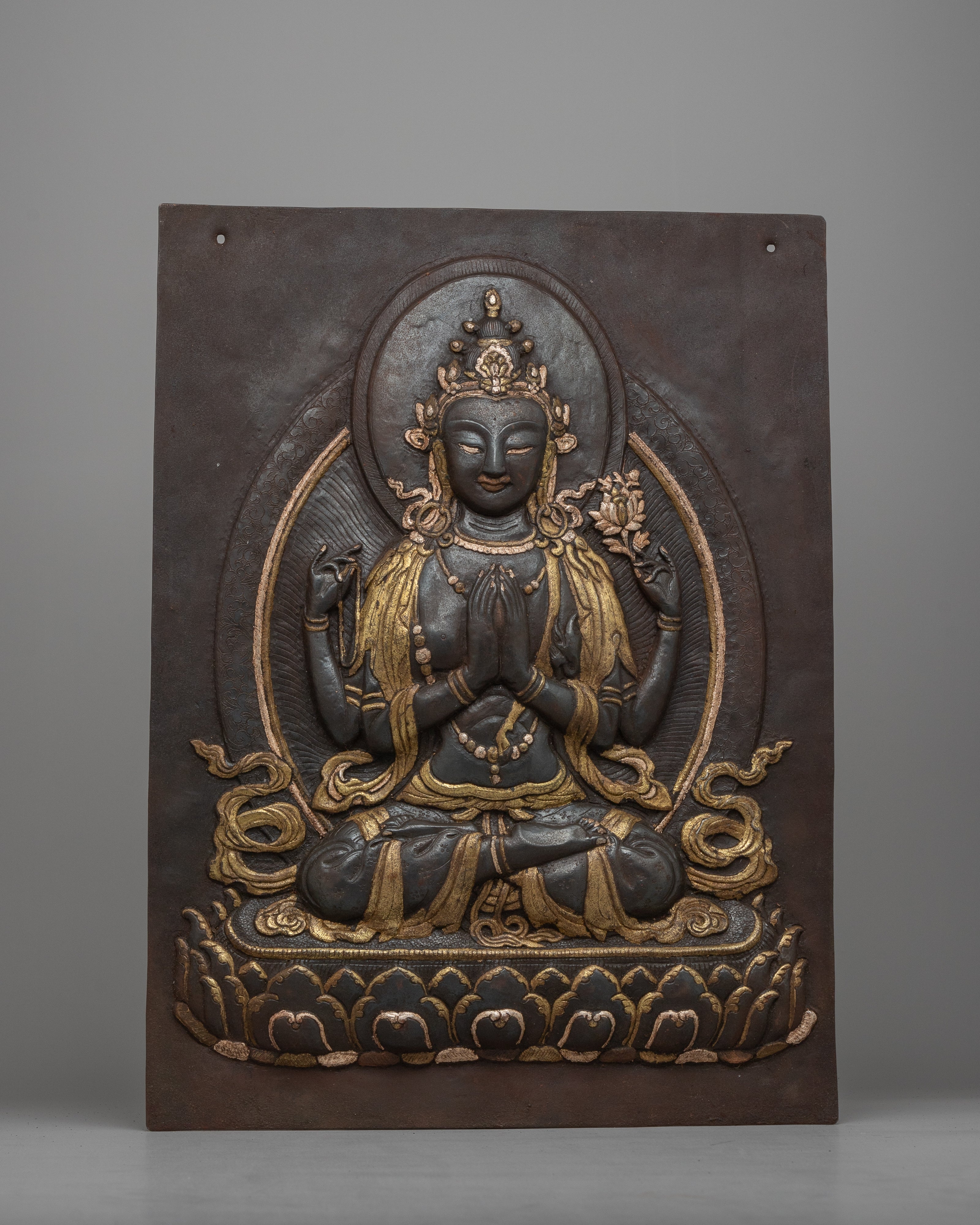 Chenrezig Bodhisattva Iron Wall Decor