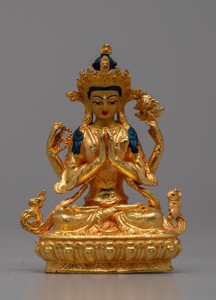 Machine Made Chenrezig Statue