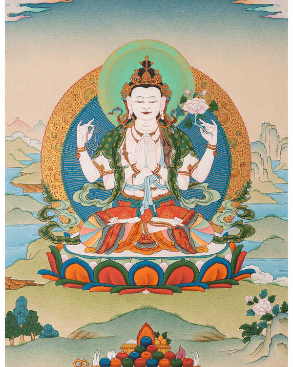4 Armed Avalokiteshvara