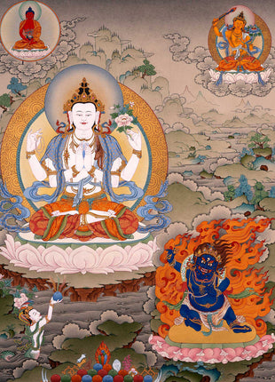 bodhisattva thangka