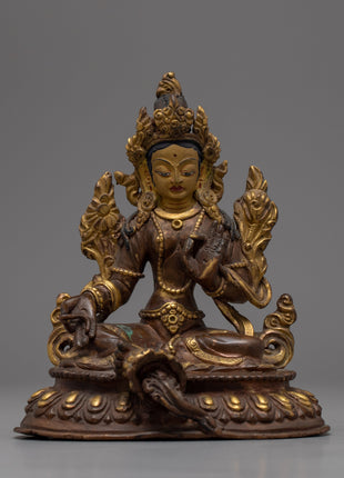 Classic Green Tara Statue