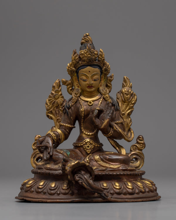 Classic Green Tara Statue