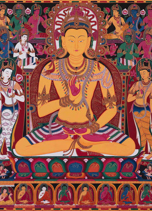Colorful Buddha Thangka | Wall Hanging Yoga Meditation