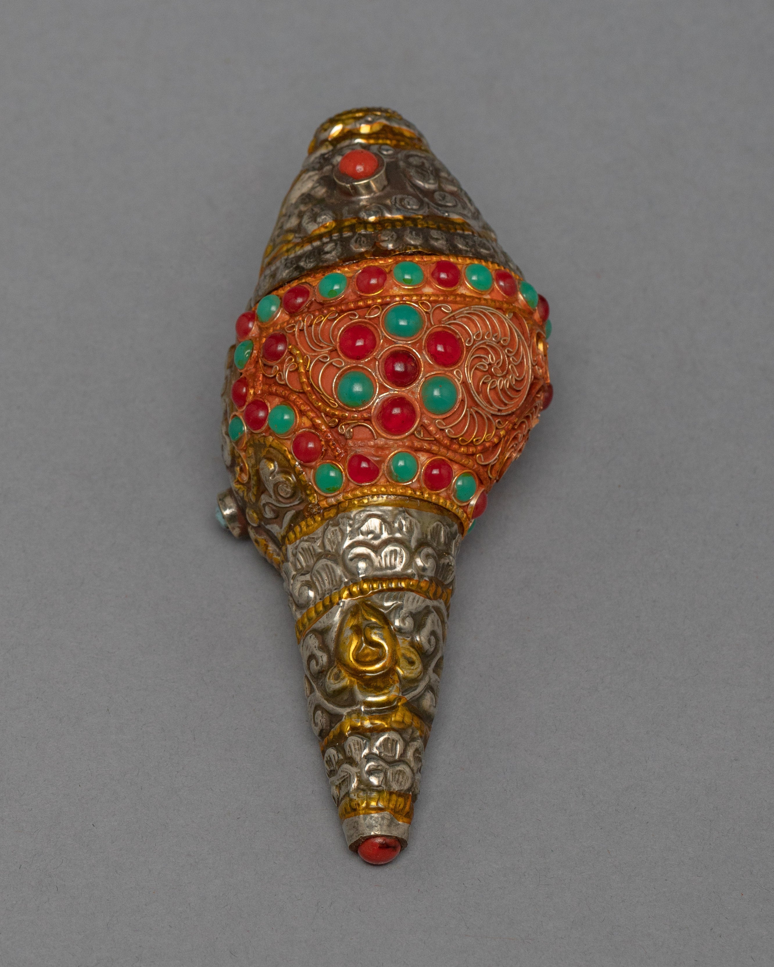 24k Gold Plating Sankha