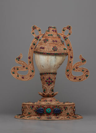 Tibetan Sankha with Stand