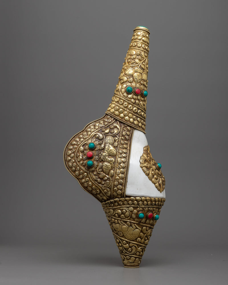 Brass Conch Shell Horn