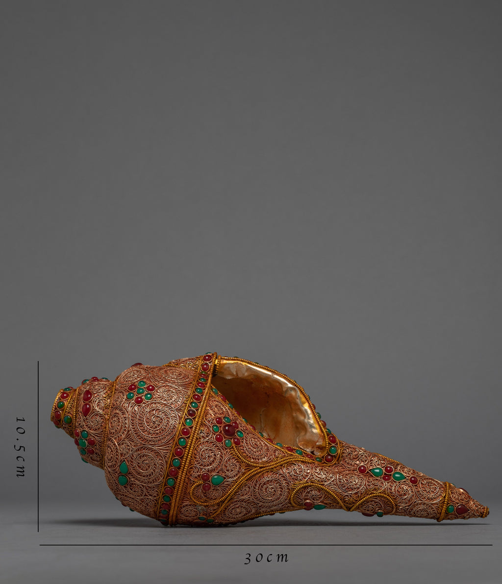 Religious Conch Shell Buddhist Conch Shell | Buddhist Art