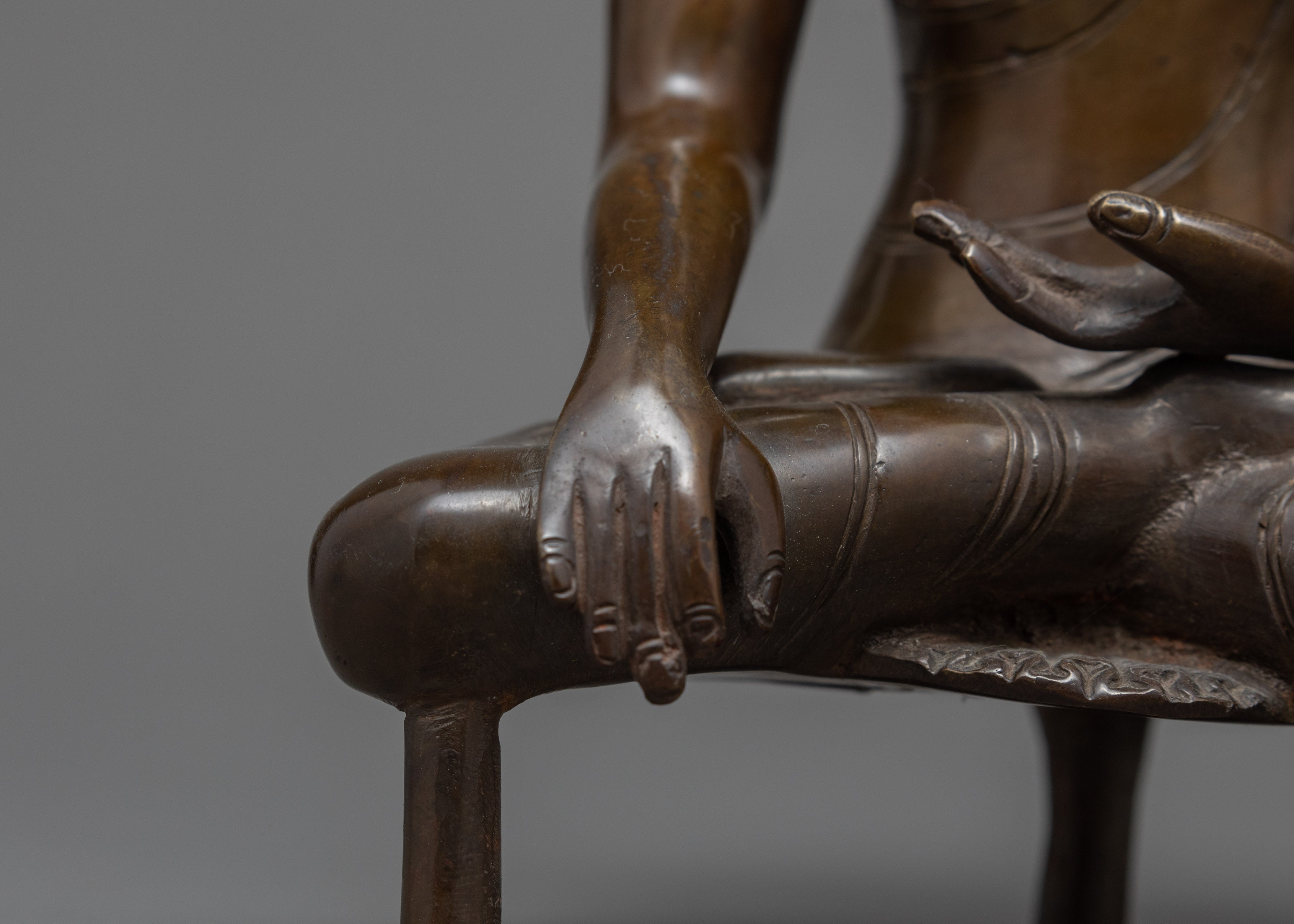 Crowned Sakyamuni Buddha | Unique Buddhist Statue for Home Decor