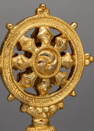 Hand-crafted Dharma Wheel | Dharma Chakra | Wheel of Dharma