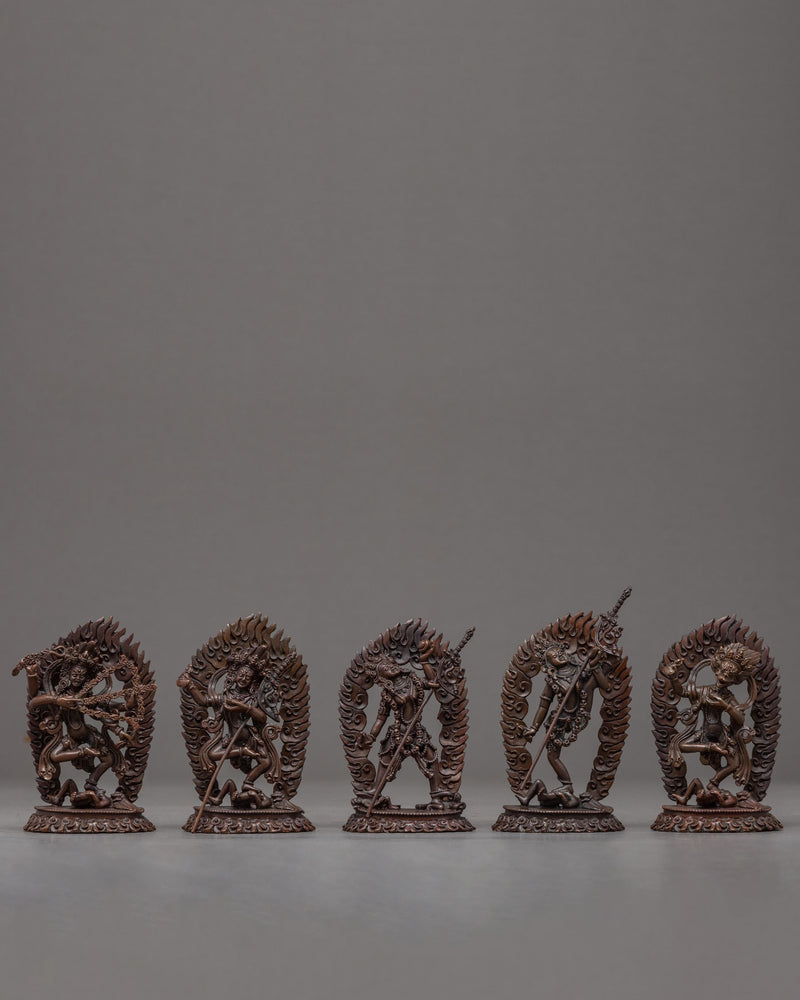 Buddhist Dakini Statue Set | Traditional Himalayan Artwork Set
