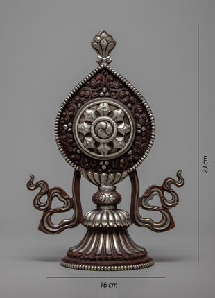 Wheel of Dharma | Hand-crafted Dharma Chakra | Zen Decor