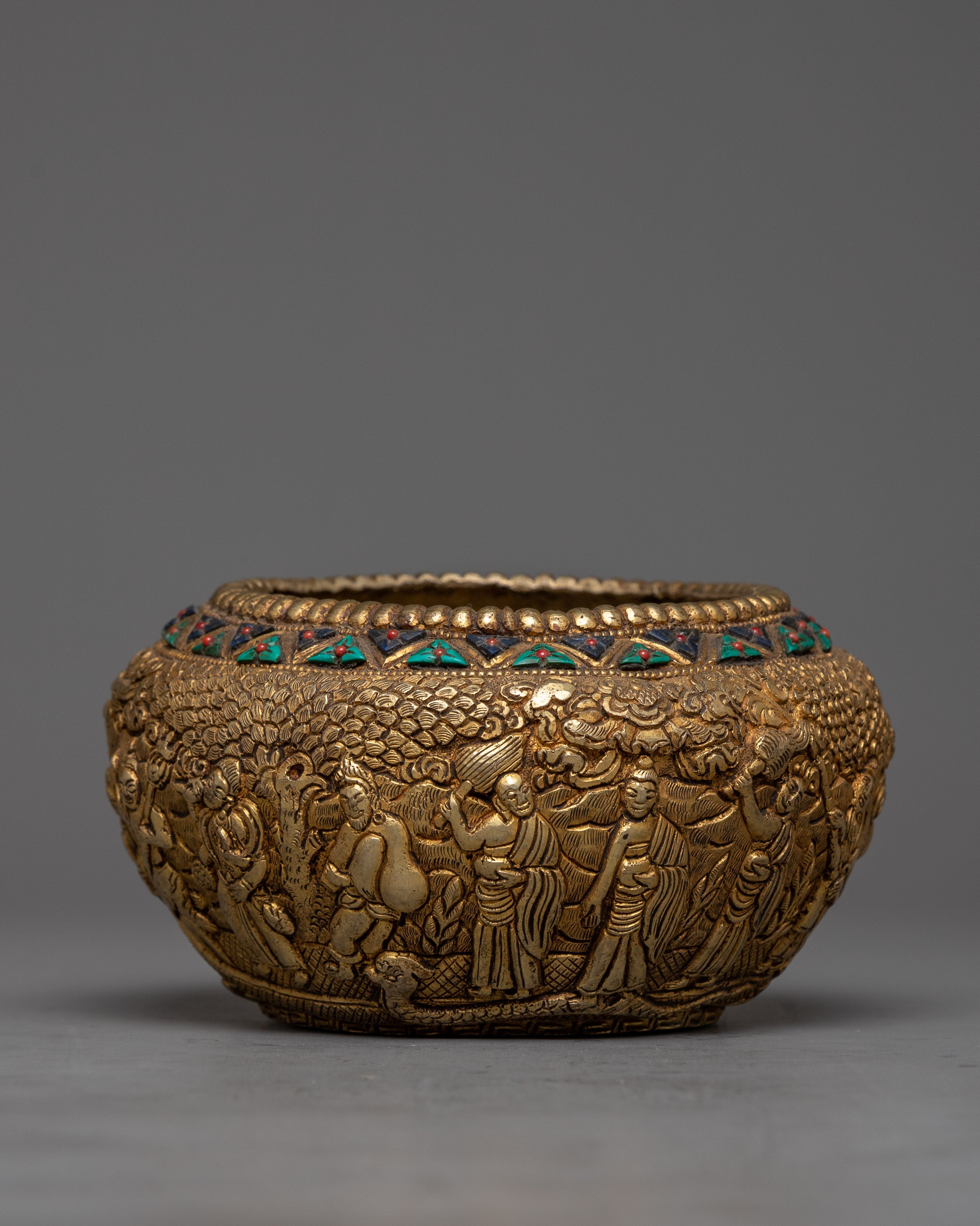 Traditional Copper Dhupur Pot 