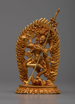 Copper Dorje Phagmo Statue