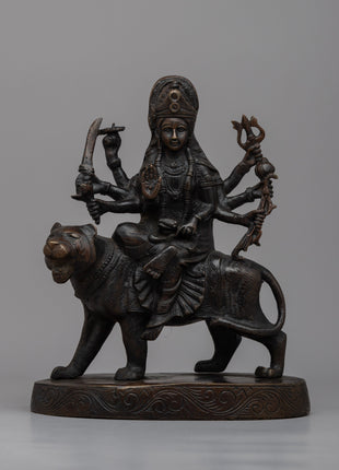 Brass Maa Durga Statue 