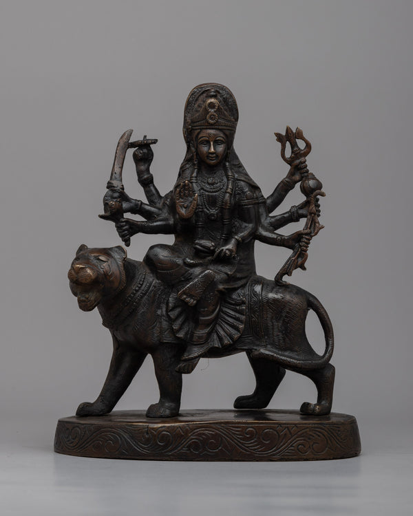 Brass Maa Durga Statue 