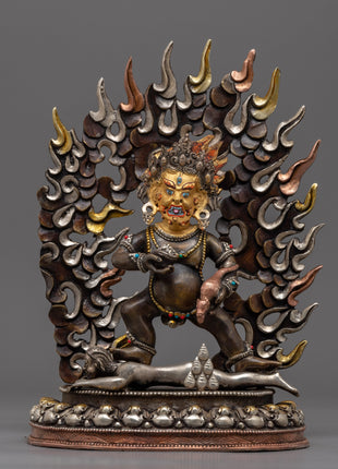  Black Dzambhala Statue