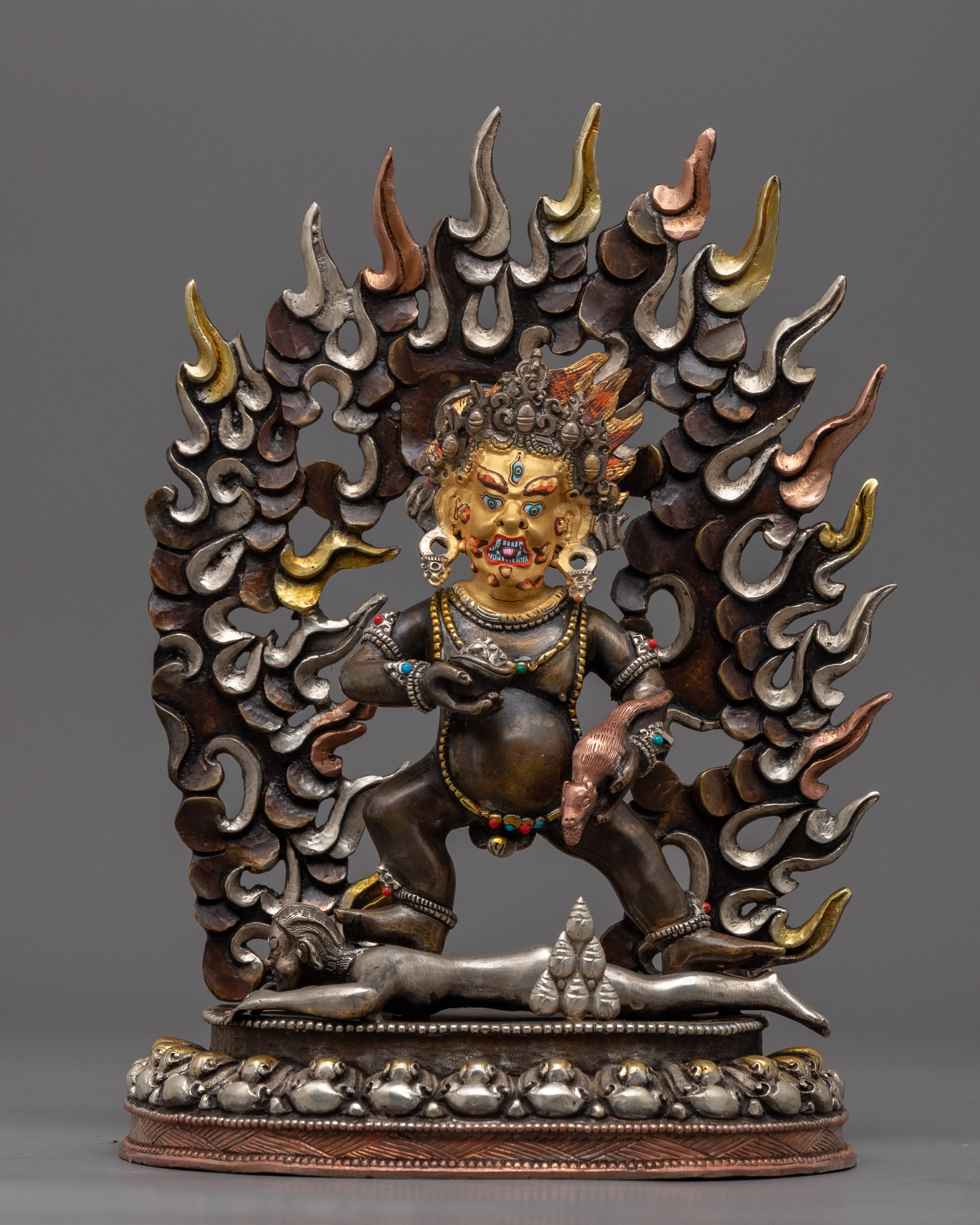  Black Dzambhala Statue