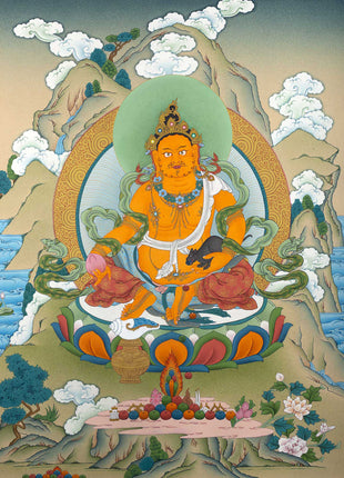 Dzambhala Thangka