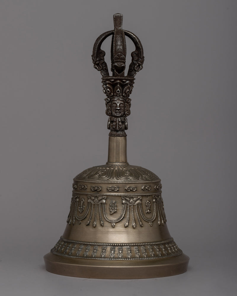 Handcrafted Bell with Vajra | Spiritual Buddhist Items