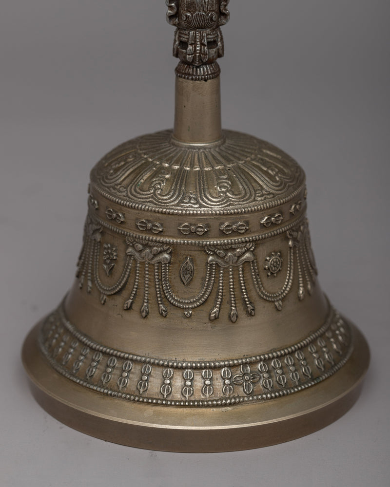 Handcrafted Bell with Vajra | Spiritual Buddhist Items