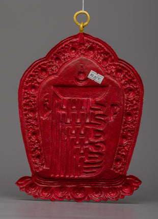 Kalachakra Mantra Wall Hanging | Handcrafted Sacred Art