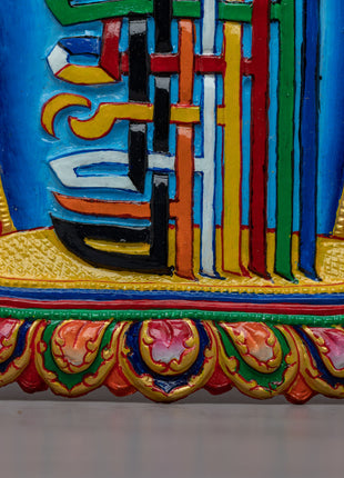 Kalachakra Mantra Wall Hanging | Handcrafted Sacred Art