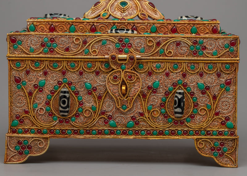Tibetan Meditation Box | Handcrafted Spiritual Practice Tool