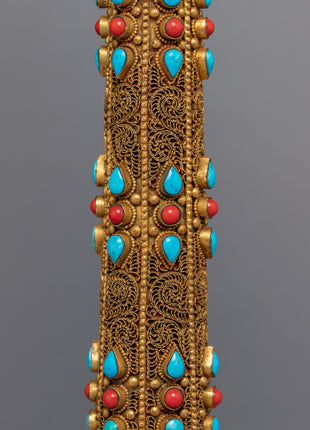 Prayer Wheel Buddhist | 24k Gold Plated