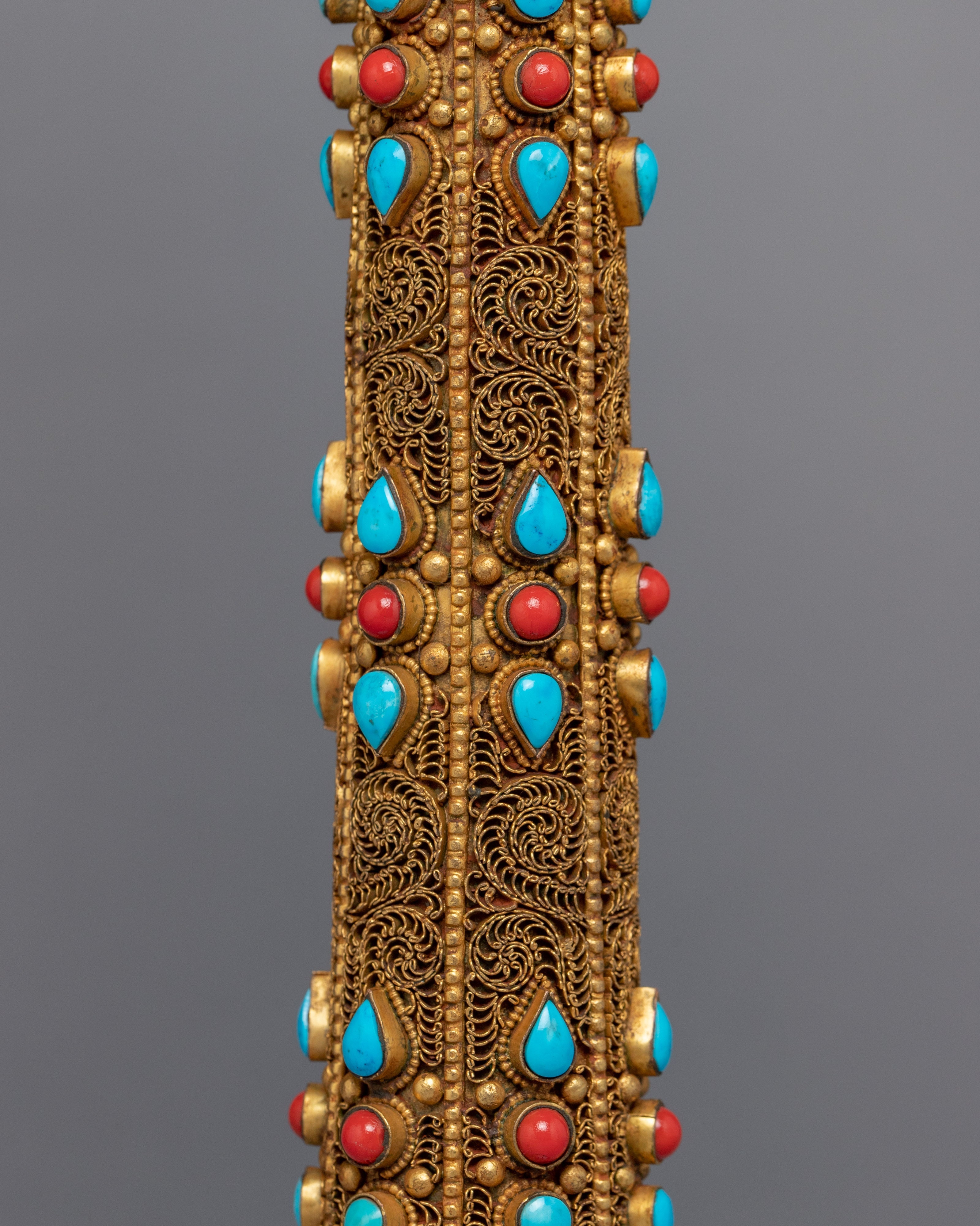 Prayer Wheel Buddhist | 24k Gold Plated