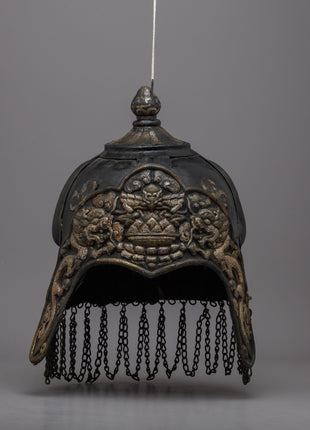 The Heritage Handmade Crown | An Artistic Marvel Made of Iron Brass and Silver