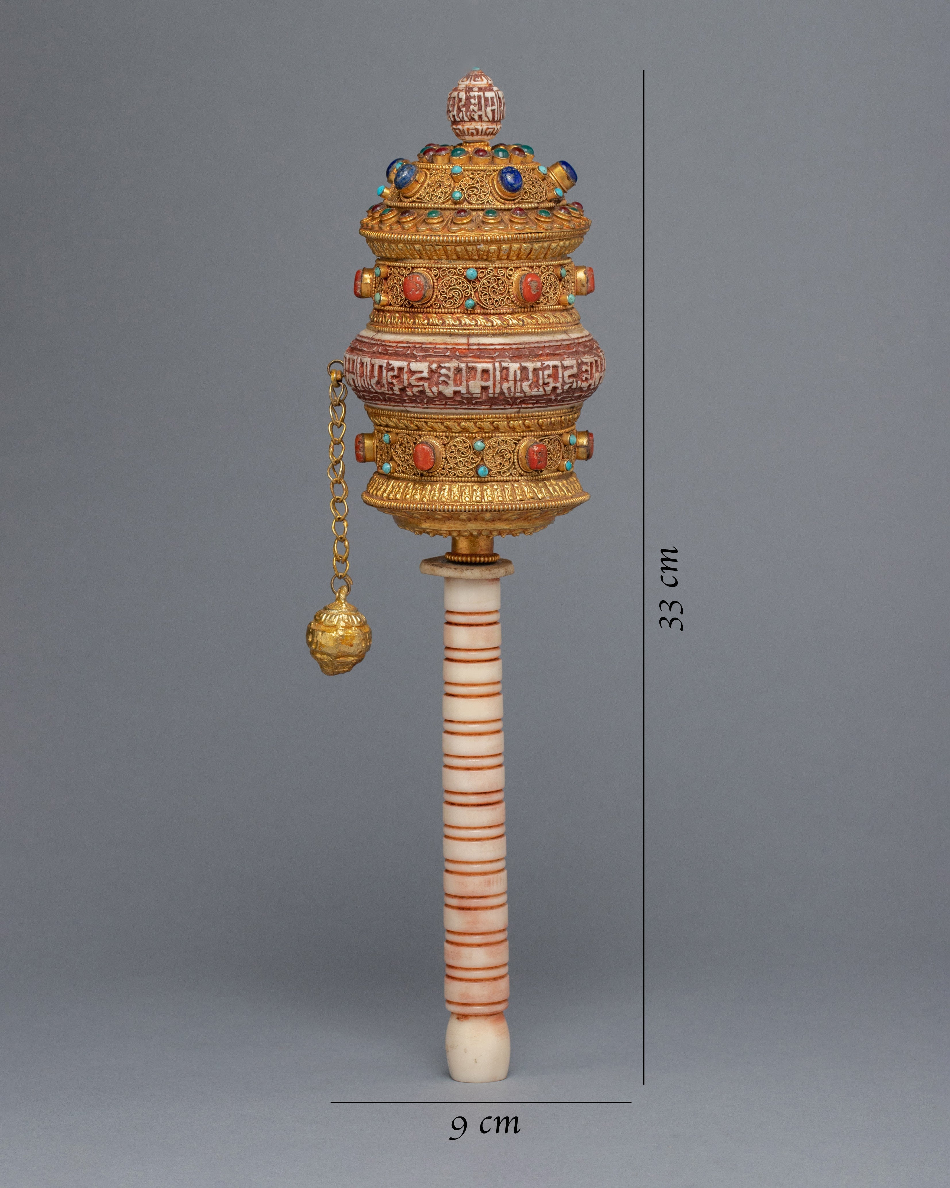 Tibetan Praying Wheel | Mantra crafted Wheel