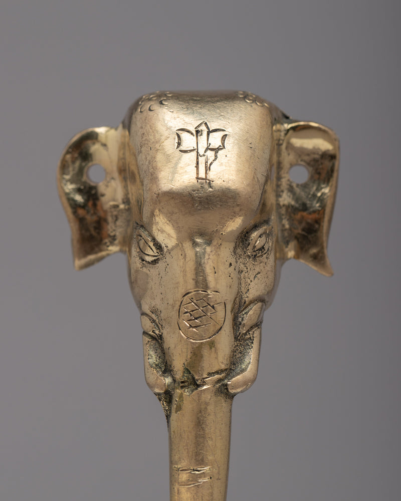 Elephant Brass Door Handle Set | Bringing Majestic Elegance to Your Doorways