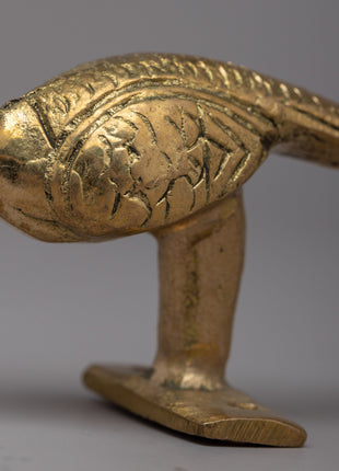 Peacock Door Brass Handle Set | Experience the Splendor of Nature in Your Home