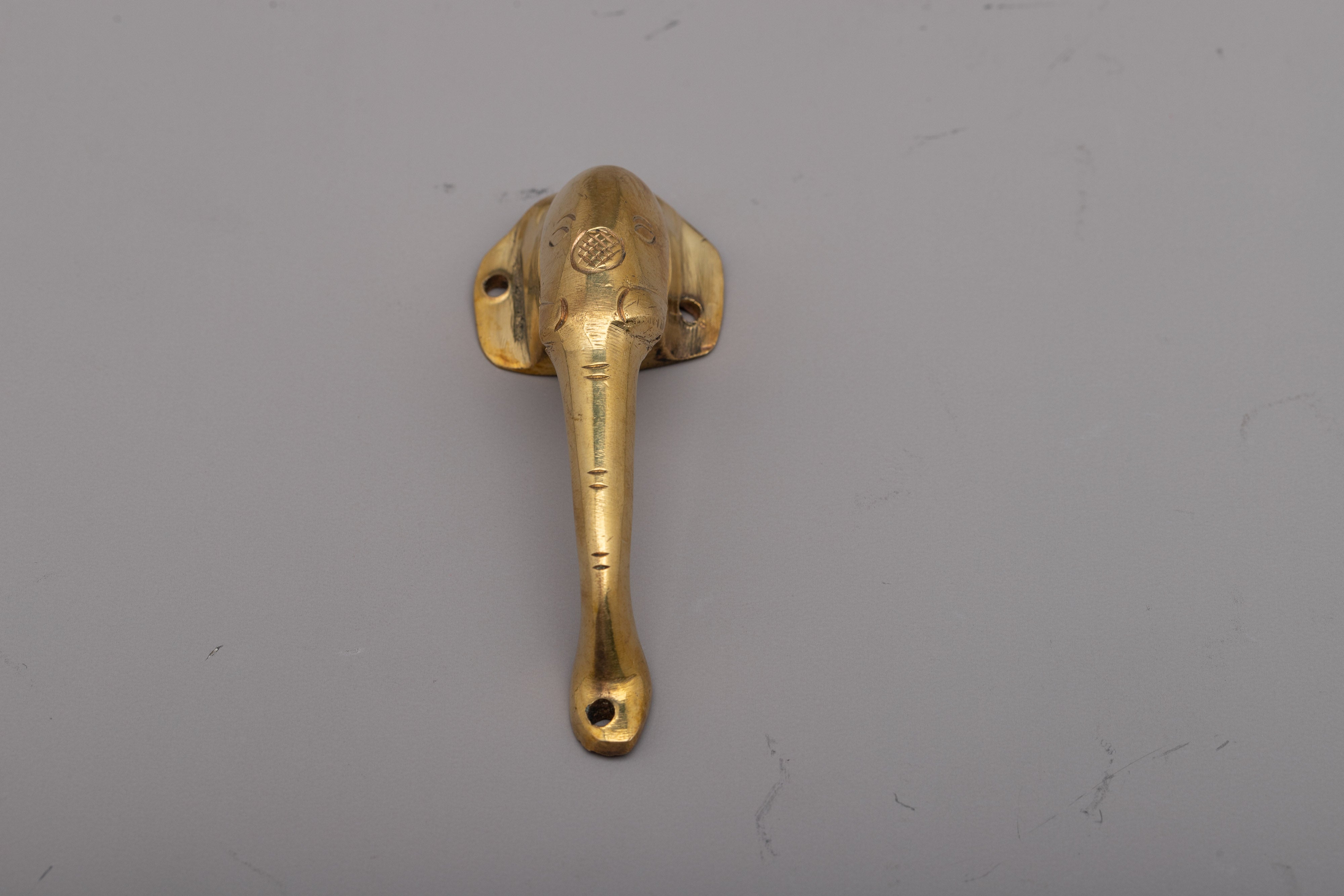 Elephant Brass Shower Door Handle | Experience Luxury and Exotic Charm in Your Doors