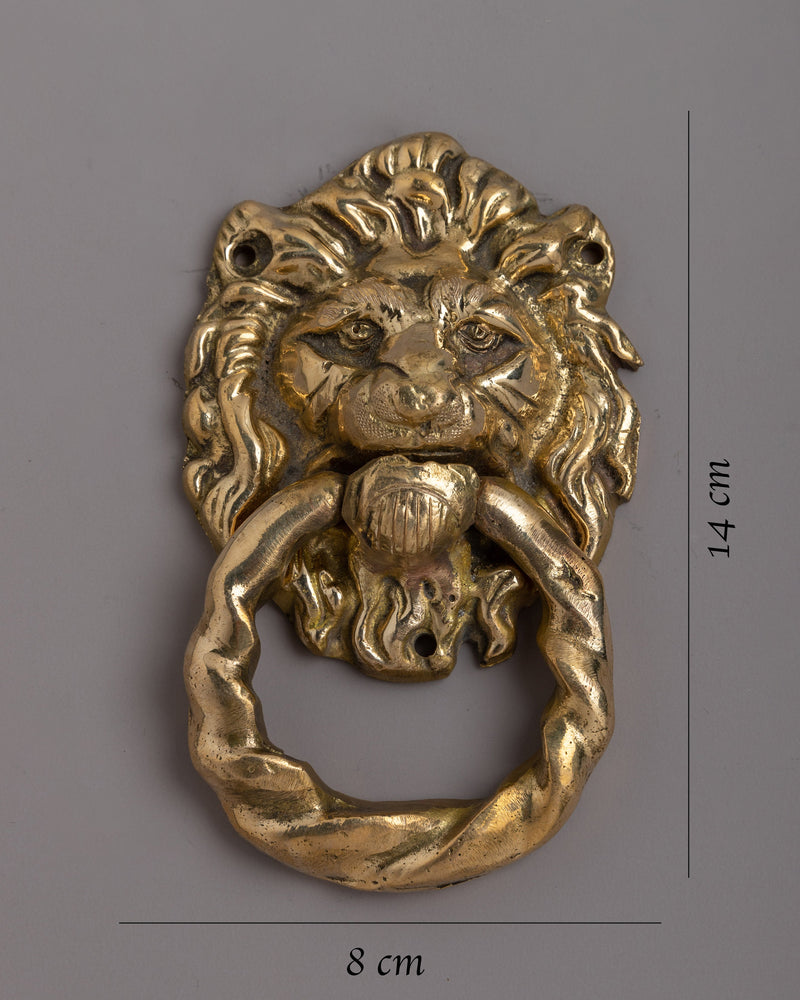 Lion Door Knocker Set | Embrace the Symbol of Strength at Your Door